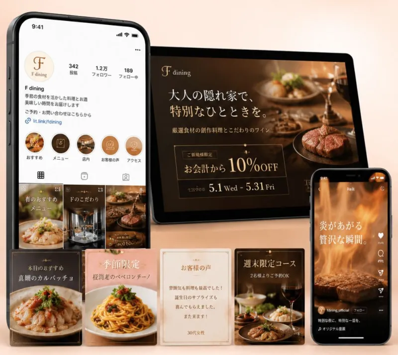 飲食店F